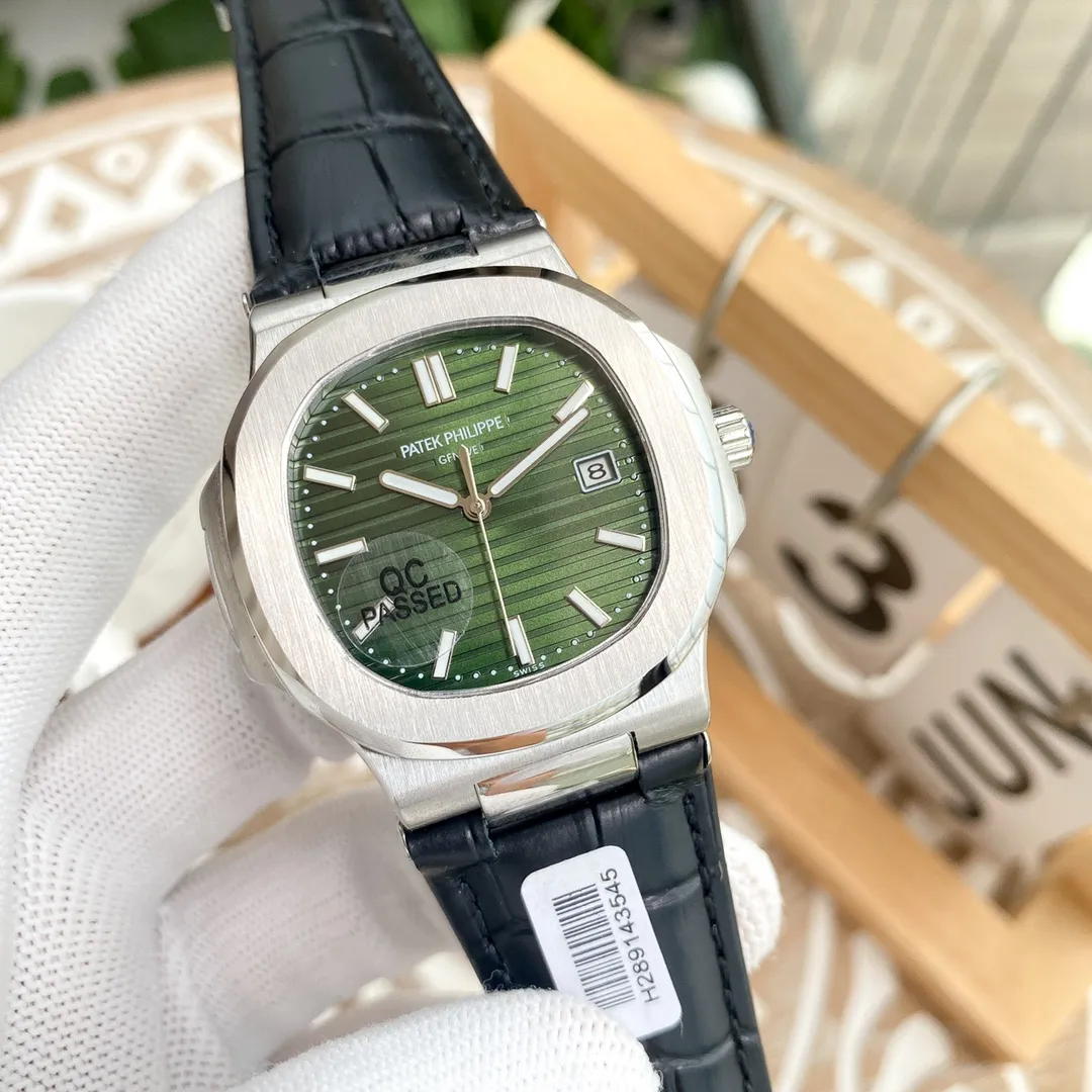 【Foreign trade import】💰1360! Real shot of Patek Philippe's "Nautilus" high-explosive version with zero modifications 🎈 [Movement] Matched with the brand new 2813 movement 0️⃣Reworked [Case] 316L fine steel case CNC process restores the original shell shape and curvature one to one, pursuing the original 0️⃣ gap [Bracelet] Using 316 fine steel custom-grade ergonomic bracelet [Dial] Adhering to the fineness of the big manufacturers, we strictly pursue the gap between the text lines, the thickness of the scales, and the luminous color, and strive to synchronize the 0️⃣ gap with the genuine products 🔥Top-level products, continuous high-quality products🔥